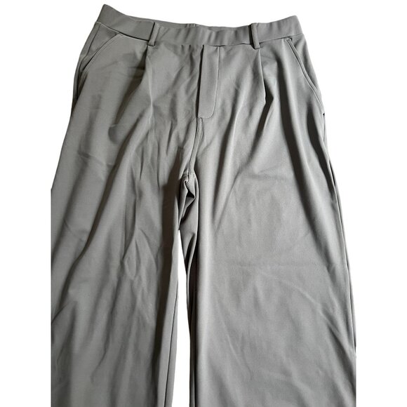 Halara NWT High Waisted Plicated Side Pocket Straight Leg Work Pants Sz XL Tall - Picture 6 of 10